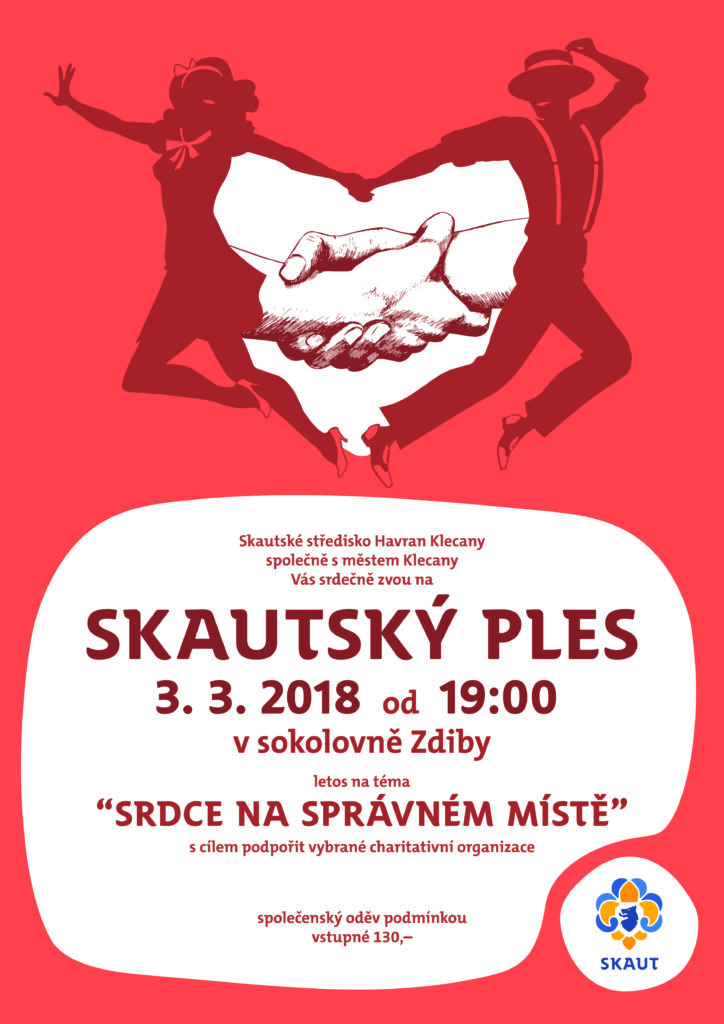 Skautský ples 2018 - plakát